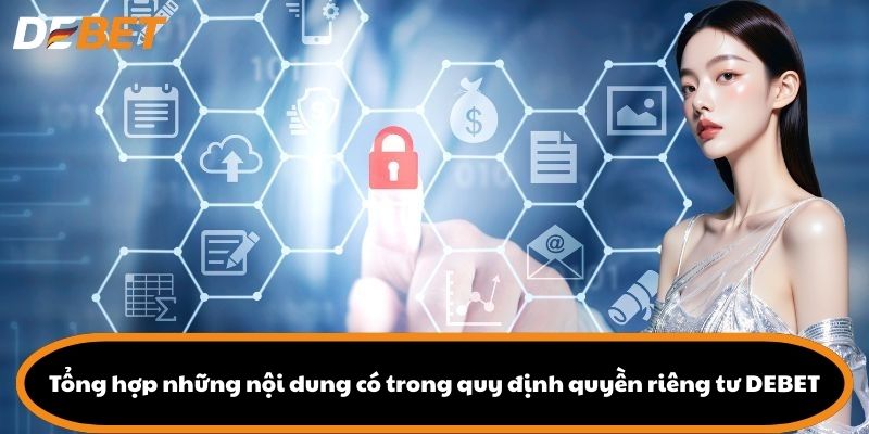 Tổng hợp những nội dung có trong quy định quyền riêng tư DEBET